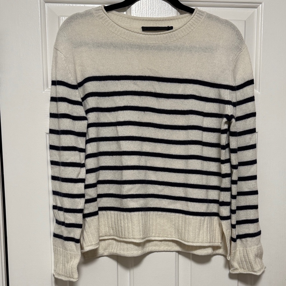 Jenni Kayne Everyday Sweater in Navy Stripe